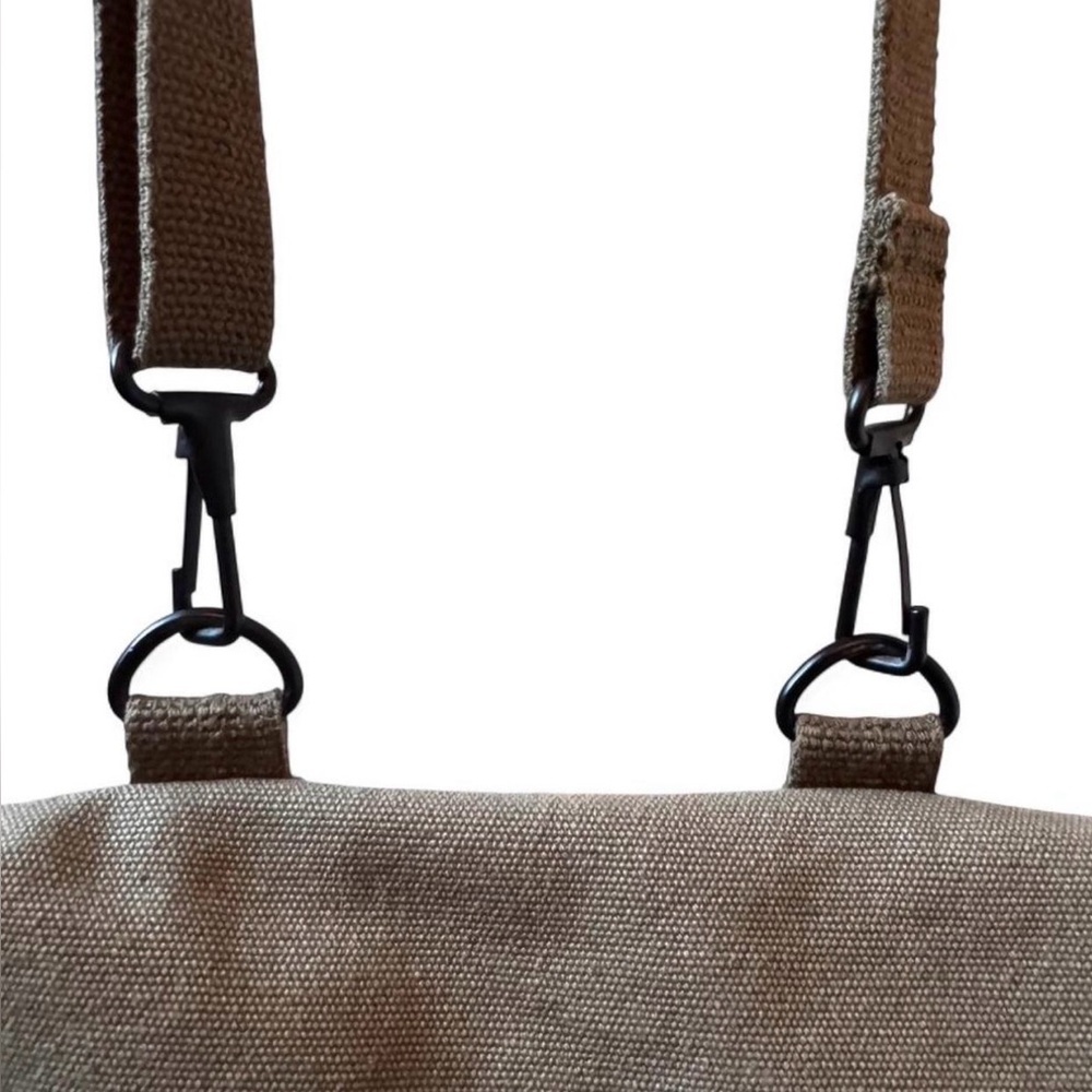 Vintage Khaki “STRAND BOOKS” Canvas Crossbody Bag - Picture 3 of 9